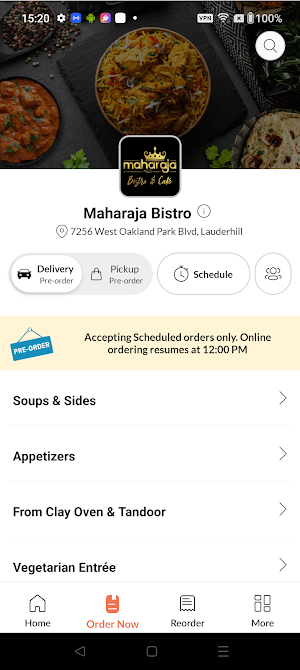 Maharaja Bistro Screenshot 1