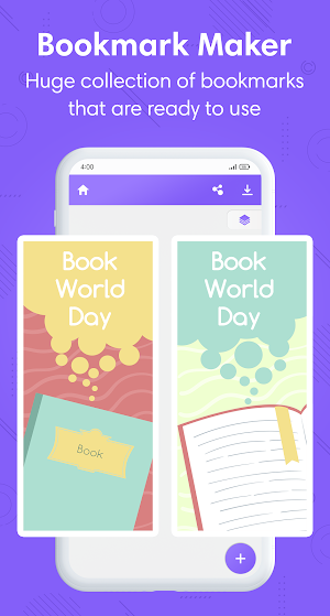 Bookmark Maker - Reading Art Screenshot 2