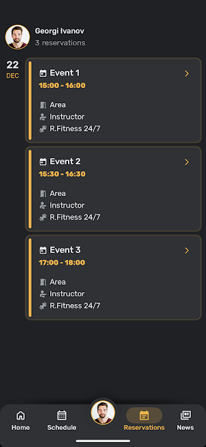 R.Fitness 24/7 Screenshot 2