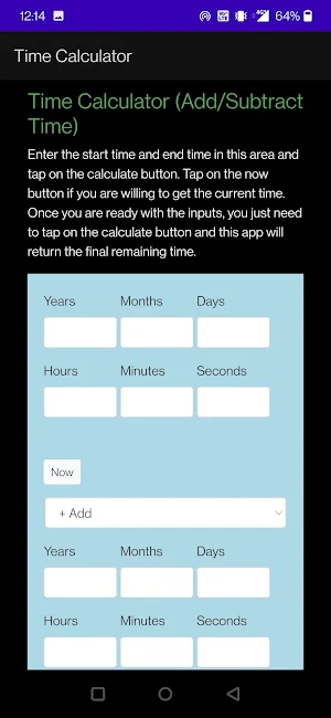 Second, Minute, Hour- Time App Screenshot 2
