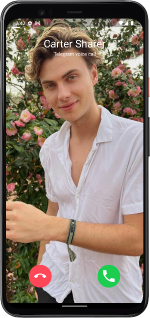 Carter Sharer Fake Video Call Screenshot 3