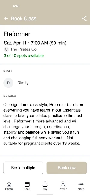 The Pilates Co Screenshot 2