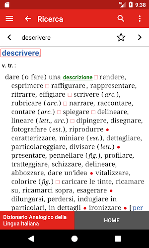 Dizionario Analogico Screenshot 2