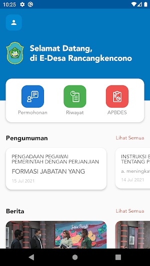 E-Village Rancangkencono Screenshot 3