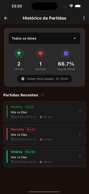 Marcador de Truco e Placar Screenshot 2