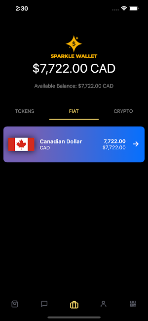 Sparkle Wallet Screenshot 1