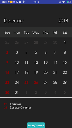 Pakistan Calendar 2020 Screenshot 0