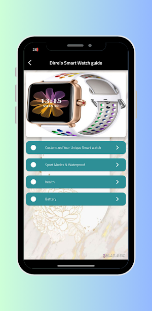 Dirrelo Smart Watch Guide Screenshot 0