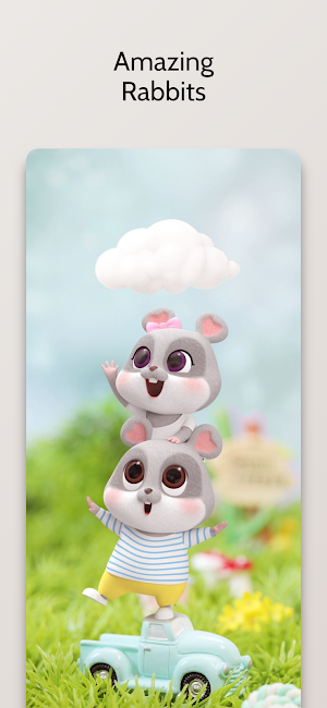 Cute Rabbit Wallpaper 4k Screenshot 0