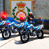 Motos de Polícia - Patrulhando