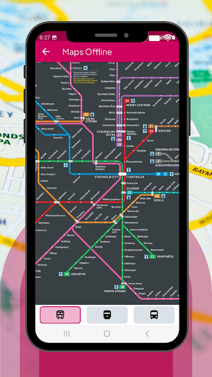Stockholm Subway Map 2024 Screenshot 0