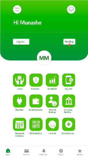 MyZB App Screenshot 1