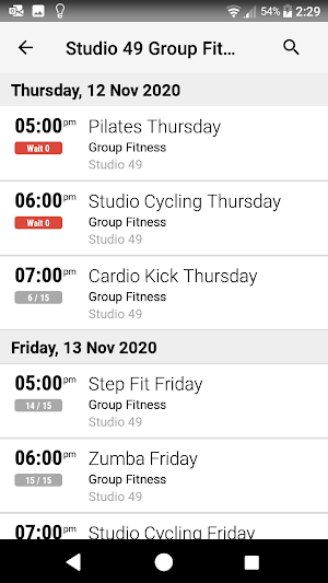 Cardiff Uni Sport Screenshot 2