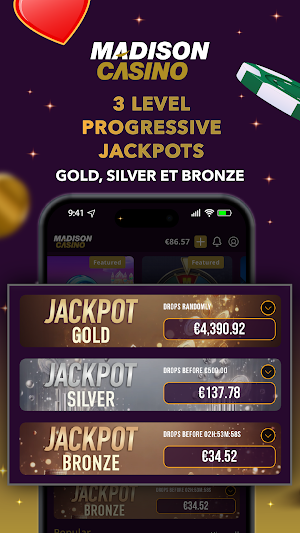 Madison Casino Online Belgium Screenshot 2