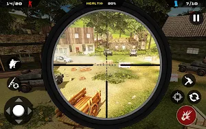Sniper Ghost Fps Commando Warrior- Jungle Survival Screenshot 1
