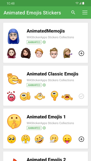 Animated Emojis stickers WAStickerApps Screenshot 0