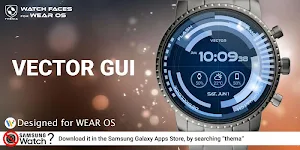 Vector GUI Watch Face Screenshot 0