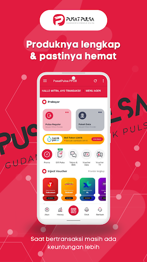 Pusatpulsa: Agen Pulsa PPOB Screenshot 1