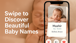 BabyName Swipe - Hindu Muslim Screenshot 0