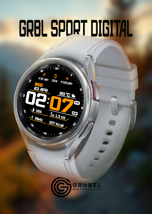 GRBL Sport Digital Watchface Screenshot 0