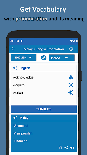 Malay Bangla Translator Screenshot 2
