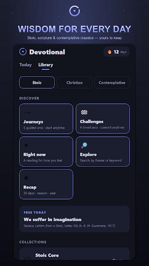 Quiet Time: Daily Devotional Screenshot 1