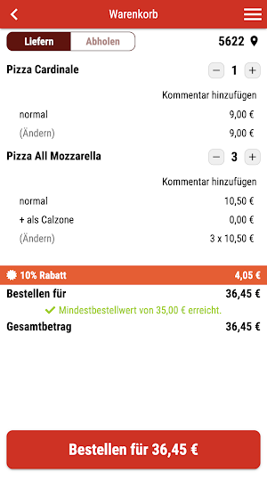 Pizzeria Gusto Screenshot 1