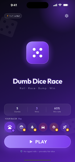 Dumb Dice Race Screenshot 0