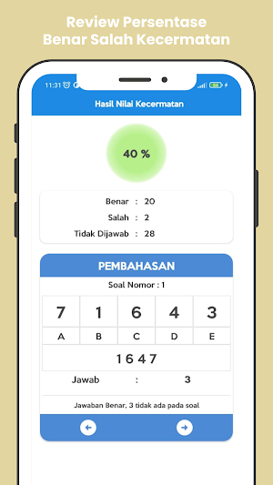 Tes Kecermatan - Latihan Polri Screenshot 3