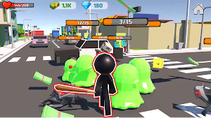 Stickman Monster Battle 3D Screenshot 0