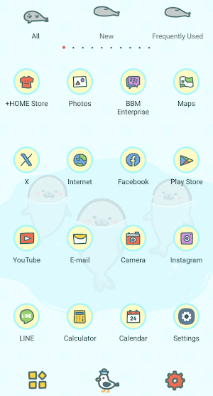 Happy Seals Theme +HOME Screenshot 2