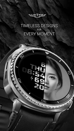 Photo Slot Watch Face 182 Screenshot 1