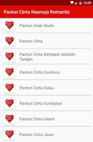 Pantun Cinta Remaja Romantis Screenshot 0