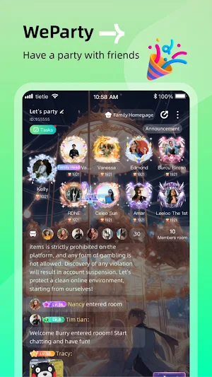 WeParty - Let's Party Together Screenshot 1