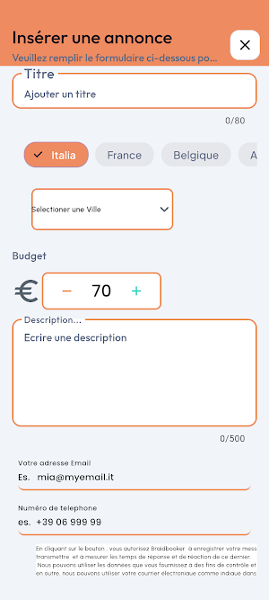 BraidBooker Screenshot 2