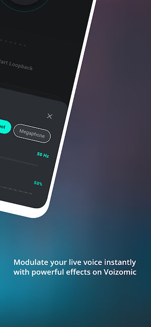 Voizomic: Live Mic & Voice FX Screenshot 3