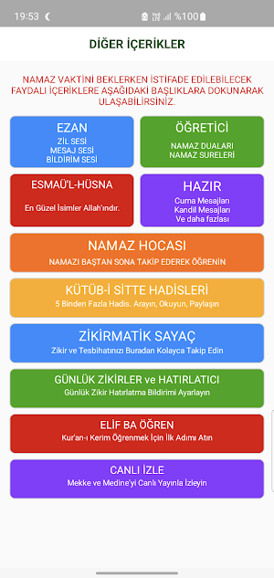 Ezan Vakti Namaz Bildirimi Screenshot 3
