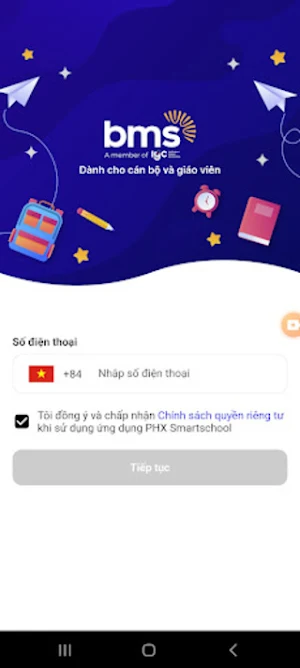BMS - Nhà trường Screenshot 0