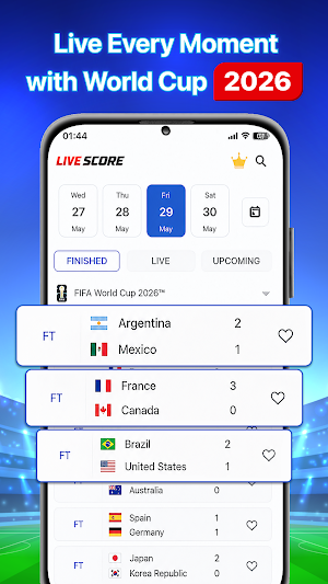 Football Live Score: MatchLive Screenshot 1