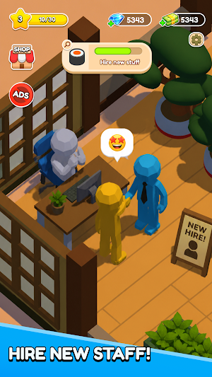 Sushi Please : Idle Restaurant Screenshot 3