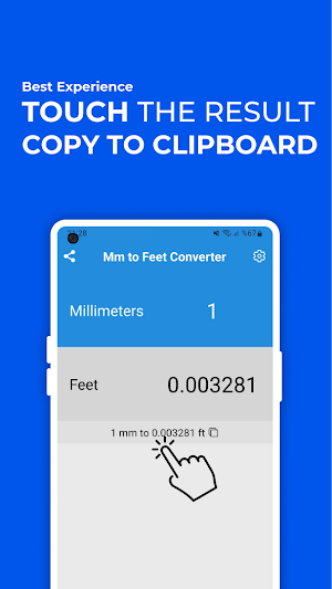 Mm to Feet Converter Screenshot 2