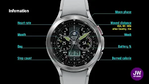 JW050 jwstudio watchface Screenshot 1