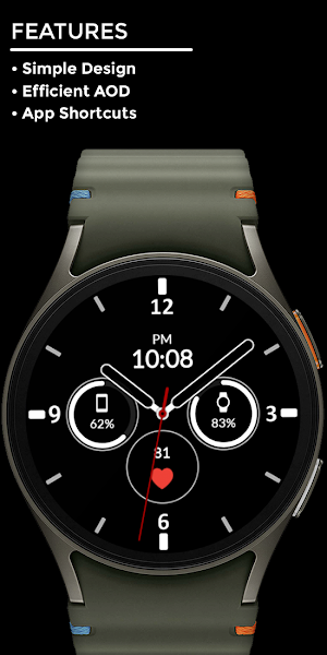Night ver 26 - watch face Screenshot 1