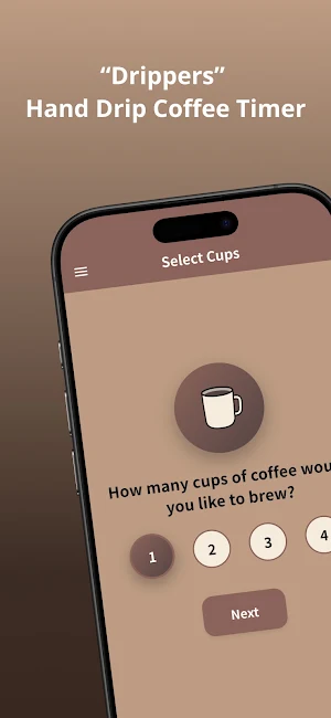 Drippers HandDrip Coffee Timer Screenshot 0