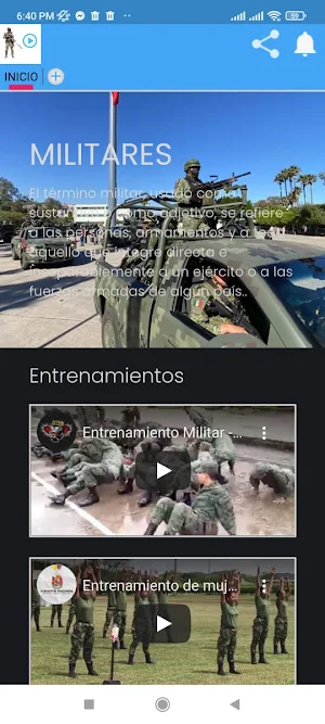 Videos de militares Screenshot 0