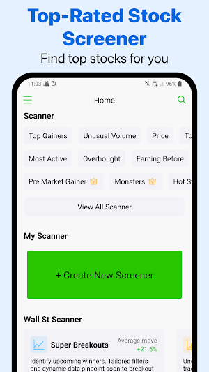 Stock Screener - Stock Screens Screenshot 1