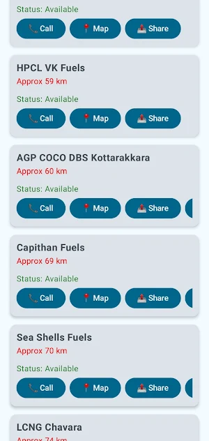 AKT CNG Stations Screenshot 0