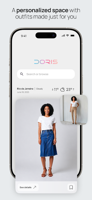 Doris – AI Outfit & Style App Screenshot 0