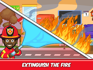 Pretend my Fire Station: Town Firefighter Life Screenshot 2
