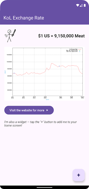 KoL Exchange Rate Screenshot 1